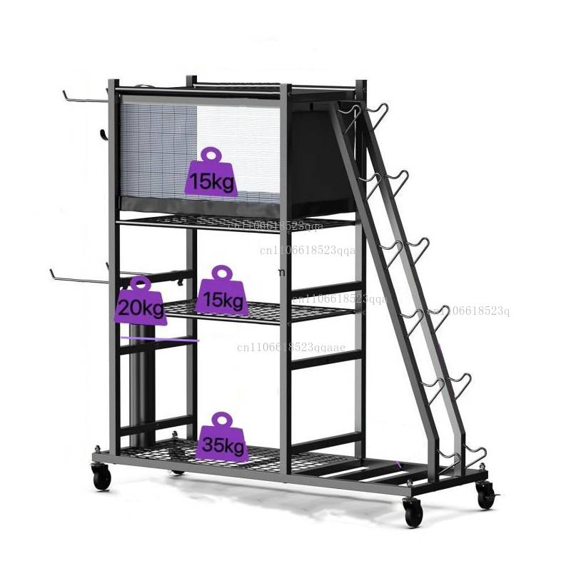 Home Gym Yoga Storage - Suporte para Halteres e Kettlebells para