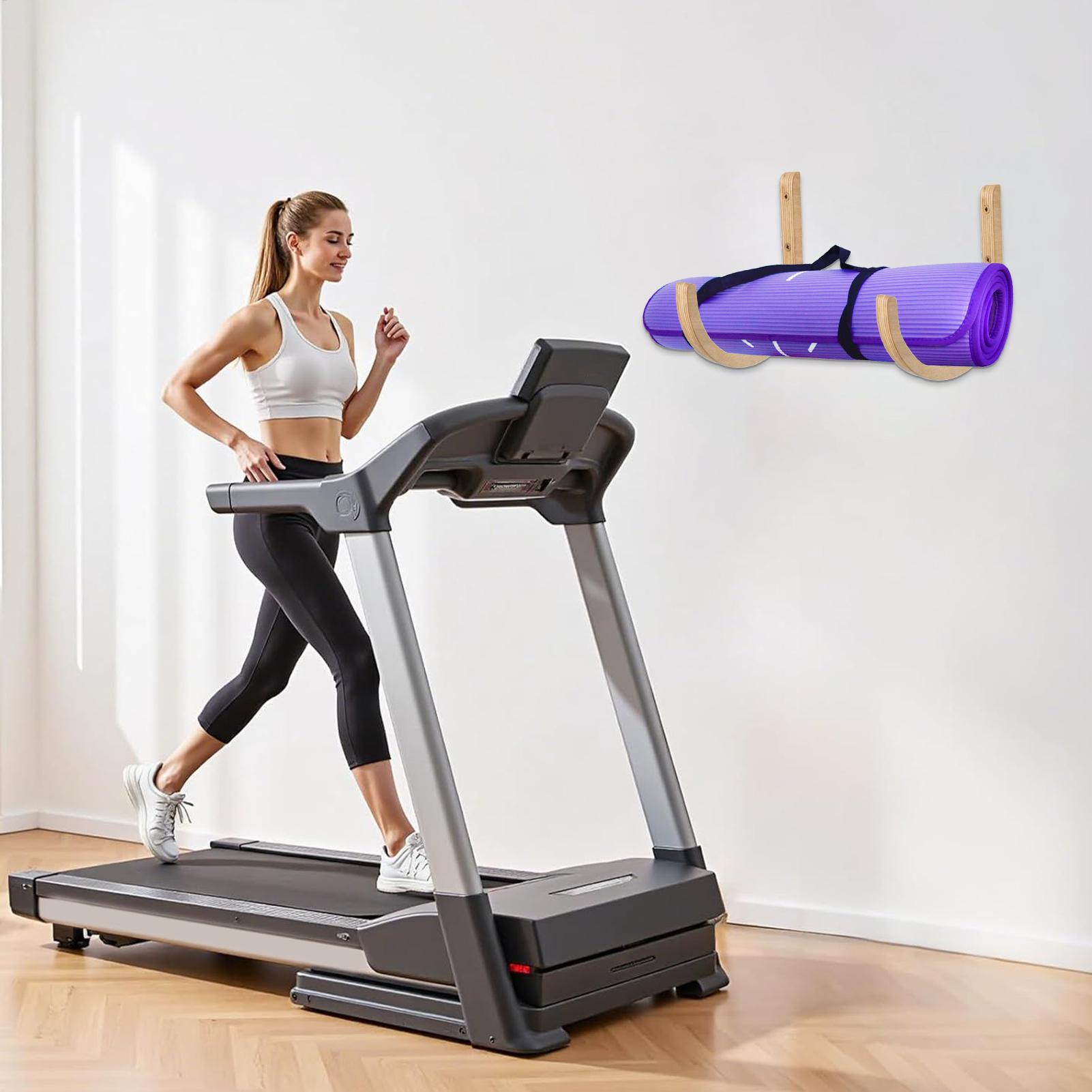 Home Gym Folding Rack - Suporte de parede para tapete de
