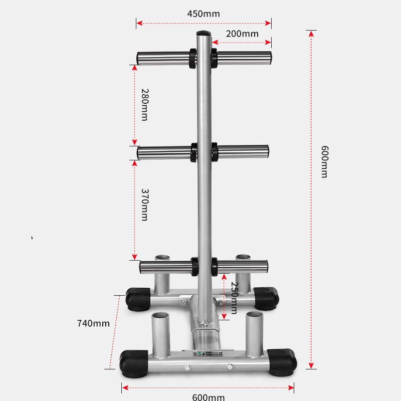 Home Gym Folding Rack - Suporte para Anilhas de Halteres, Suporte