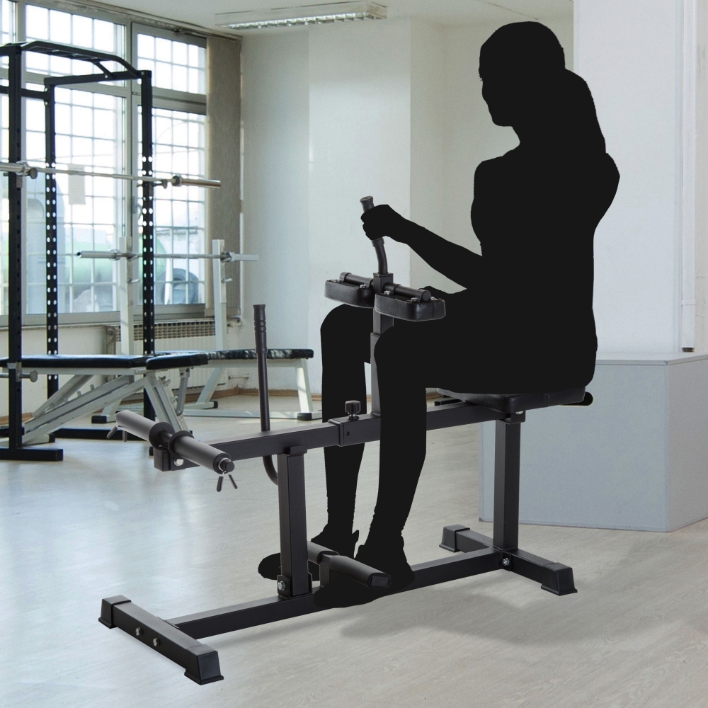 Seated Calf Raise - Máquina Ajustável para Elevação de Panturrilhas
