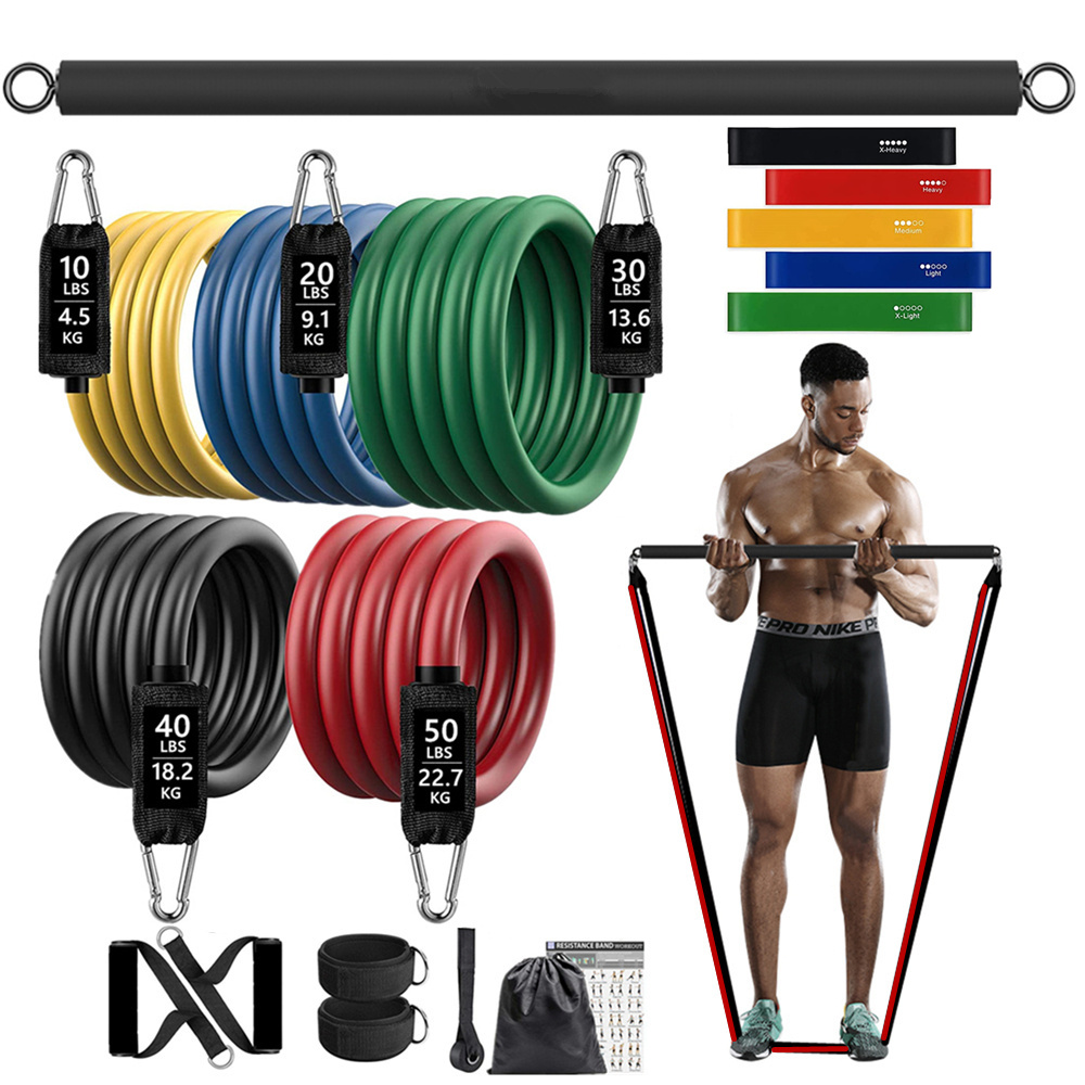 Home Gym Necessities - 150lb fitness booty resistência elástico treino