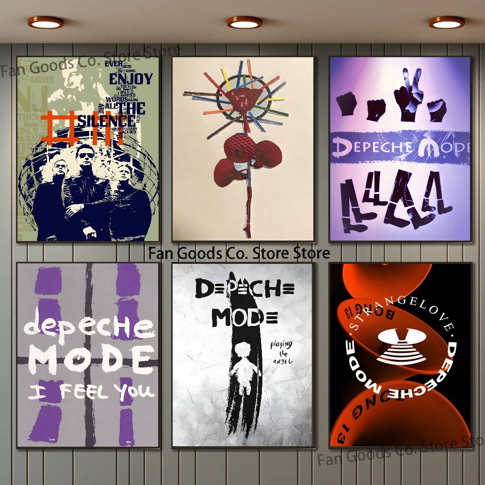Pôster da banda D-Depeche-Mode - Home Gym Wallpaper avaliação e preço