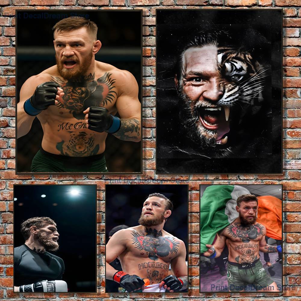 Pôster C-Conor McGregor para A - Home Gym Wallpaper avaliação e preço