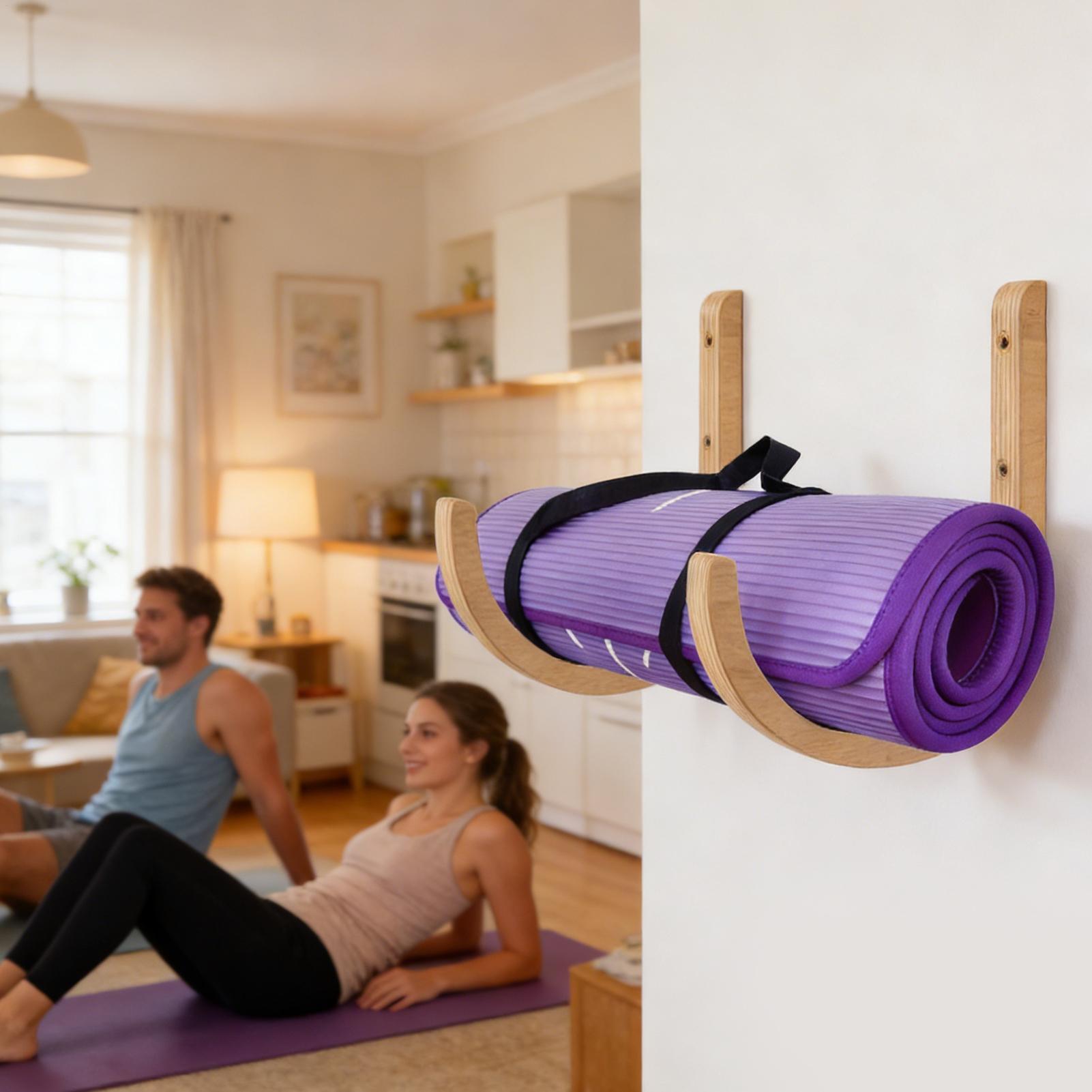 Suporte de Parede para Tapete  - Home Gym Yoga Storage avaliação e preço