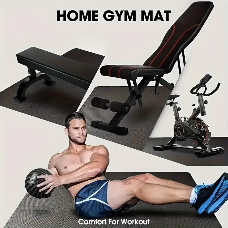 4-20 pçs casa ginásio costurad - Home Gym On Carpet avaliação e preço