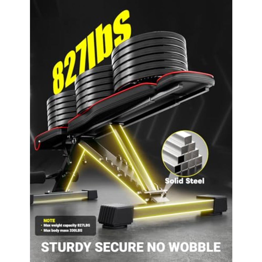 Banco de Peso Ajustável 827LB  - Home Gym Second avaliação e preço