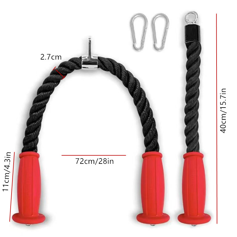 Cordas ergonômicas para trícep - Home Gym Necessities avaliação e preço