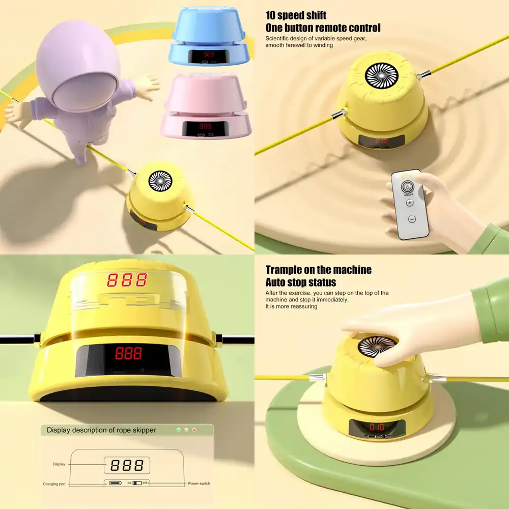 Corda de Pular Elétrica Inteli - Home Gym Kids avaliação e preço