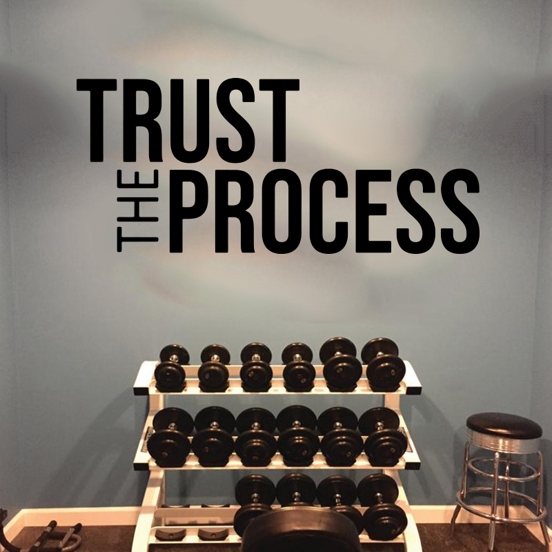 Confie no processo adesivo de  - Home Gym Wallpaper avaliação e preço