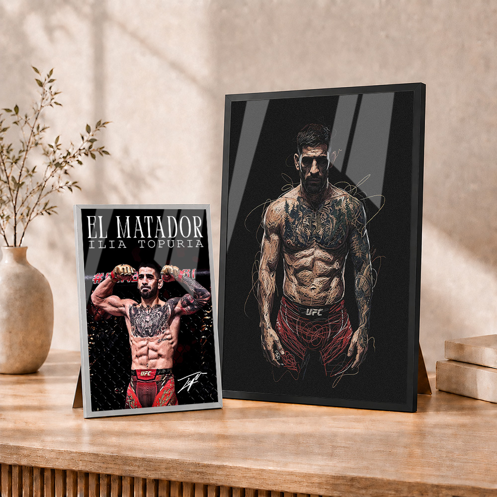 Pôster em Metal Emoldurado Ili - Home Gym Mma avaliação e preço