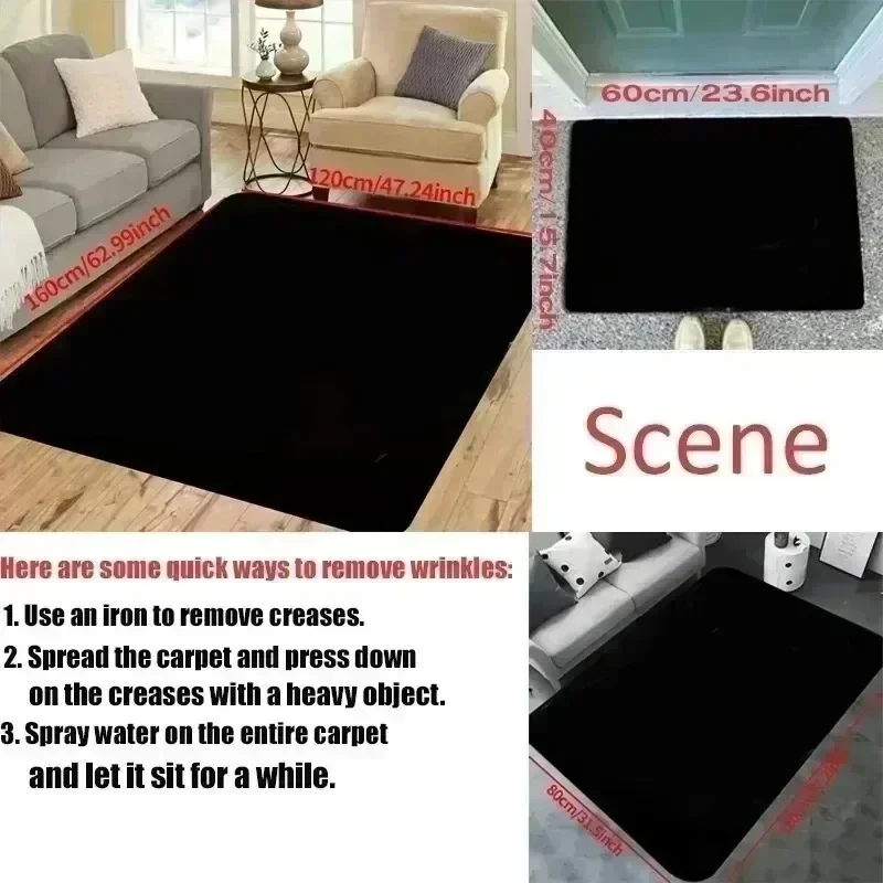 Fundo preto 3d leopardo tapete - Home Gym On Carpet avaliação e preço