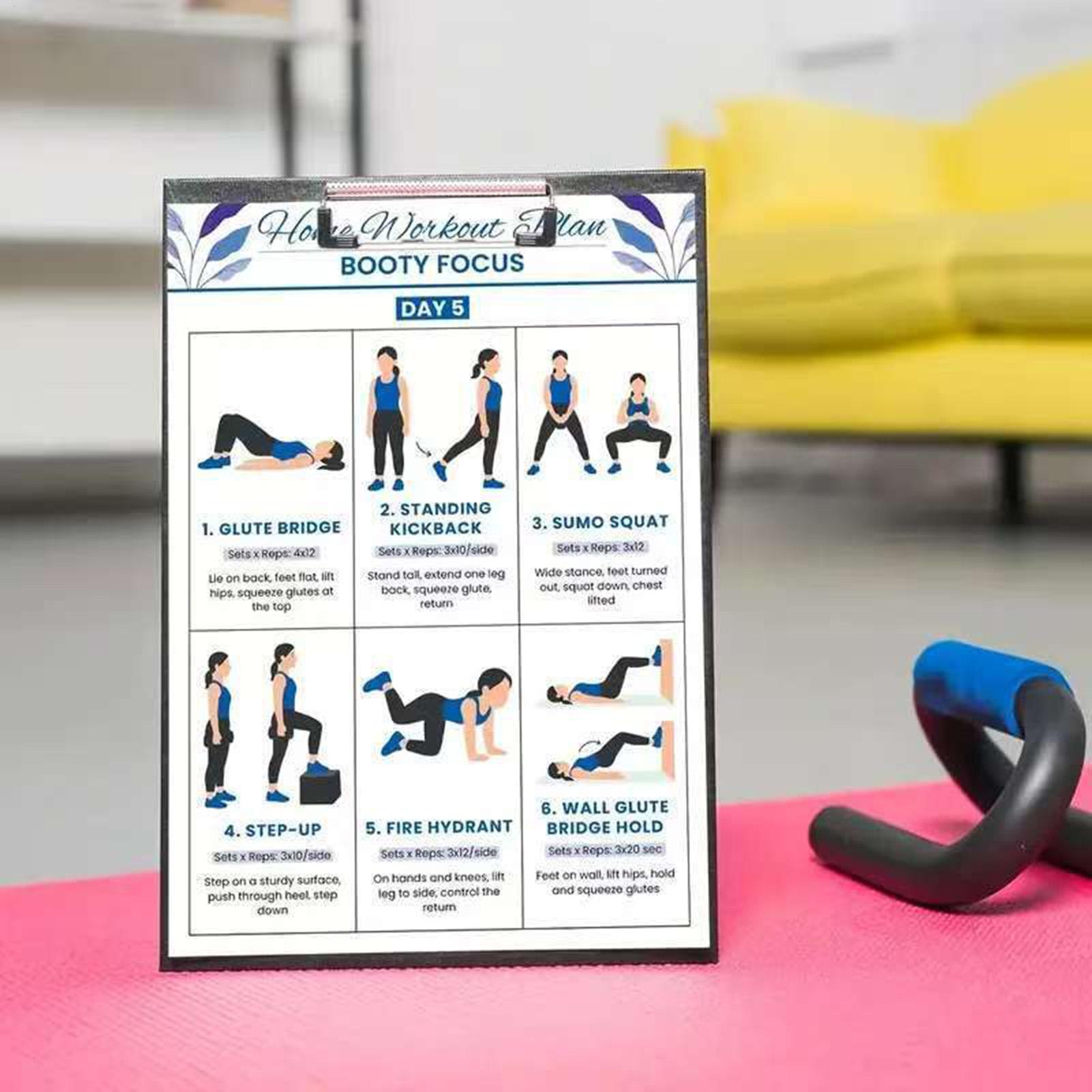 Pôsteres de Exercícios (6 Peça - Home Gym Guide avaliação e preço