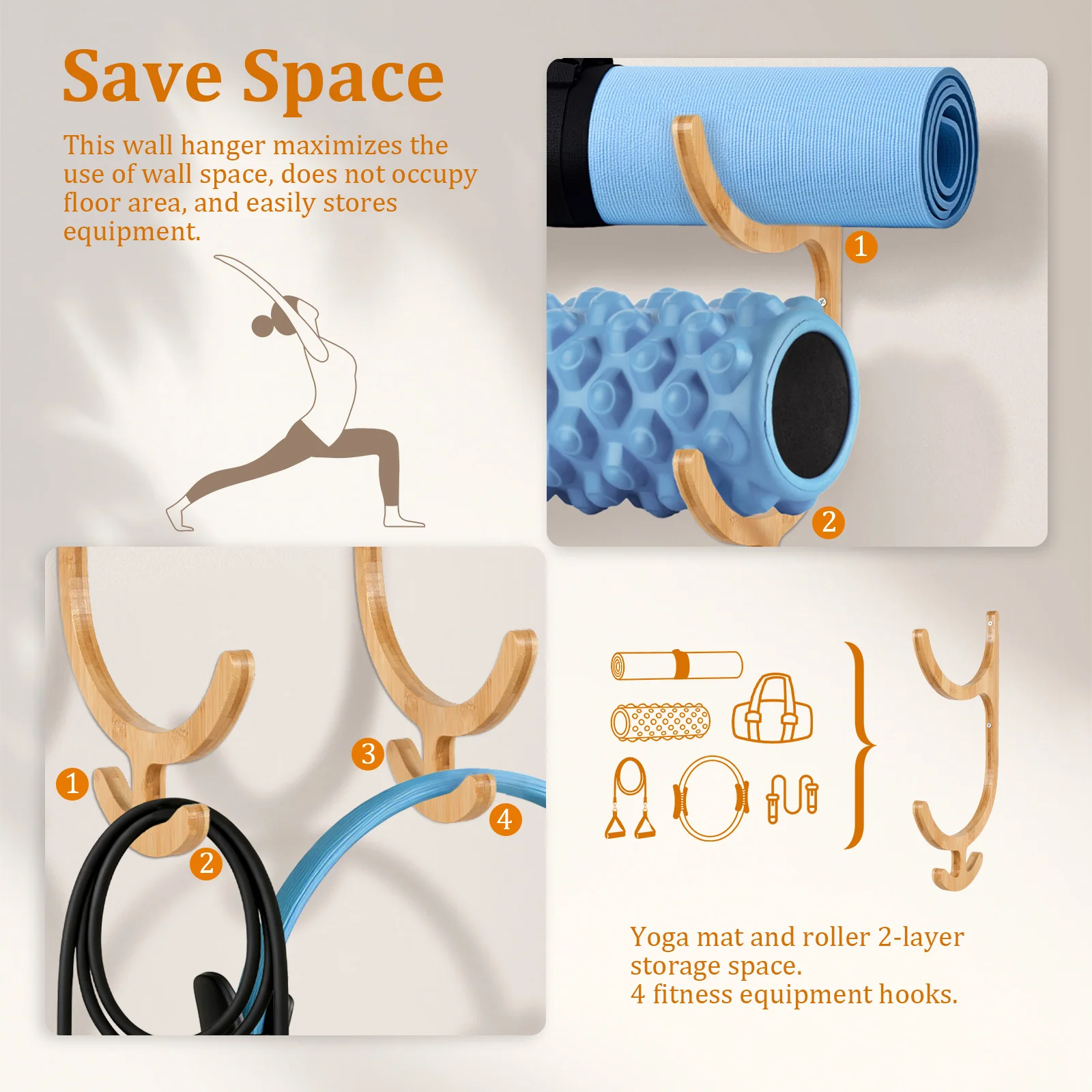 Suporte de parede para tapete  - Home Gym On Carpet avaliação e preço
