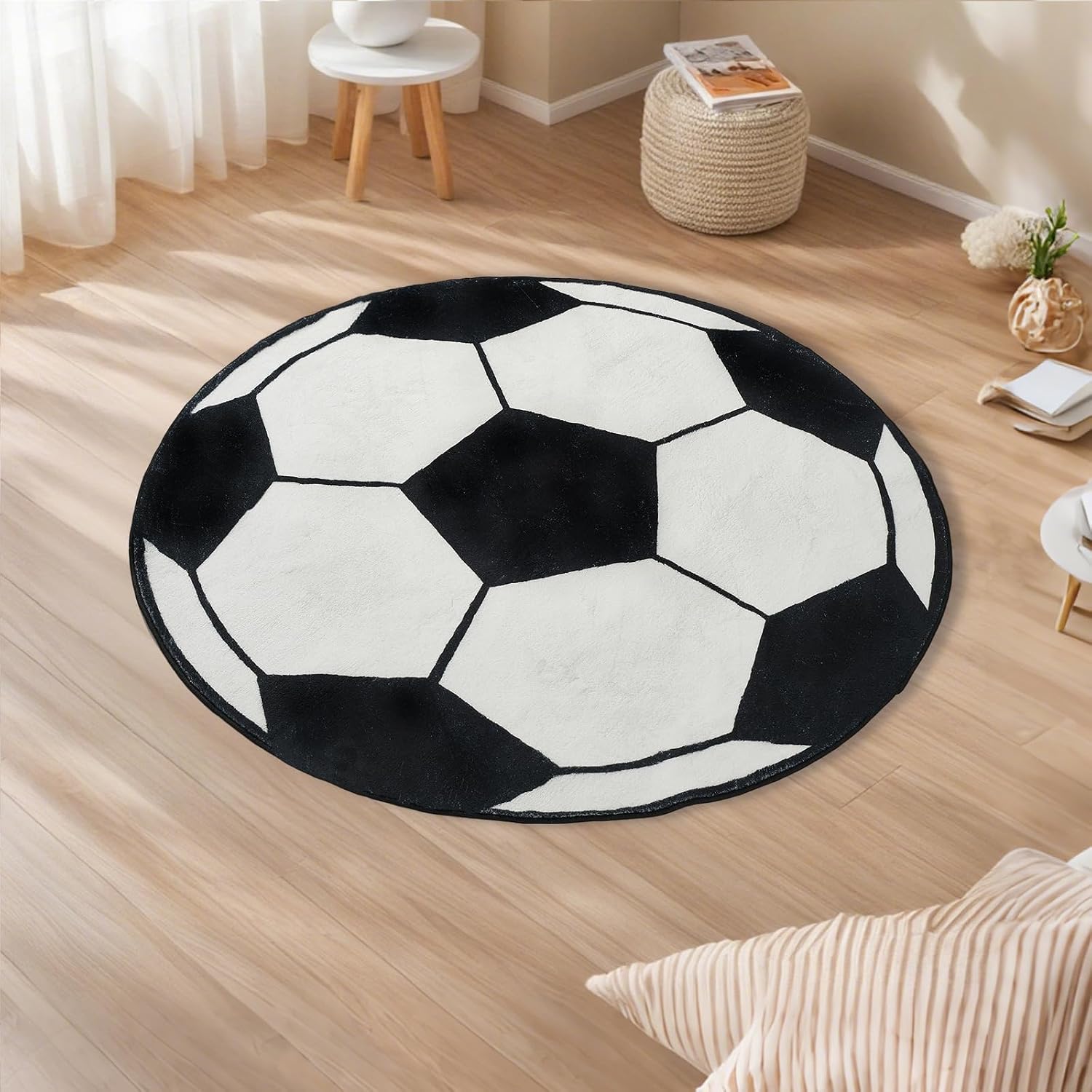 Tapete de Área Redondo de Pelú - Home Gym Kids avaliação e preço